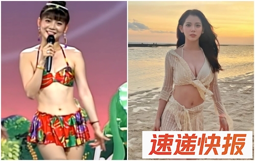 网友觉得王彩桦30年前的长相，跟大女儿庭庭一模一样。