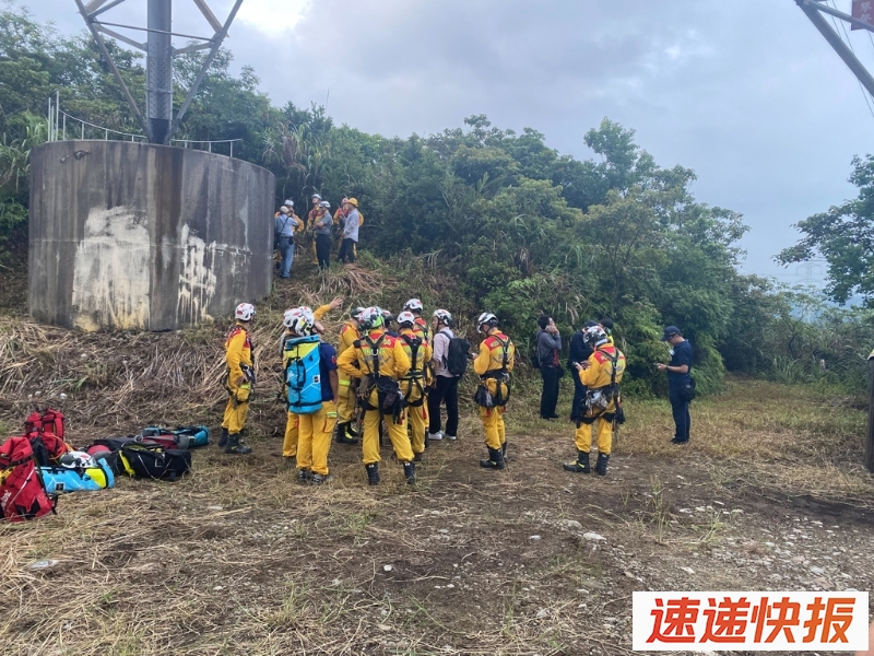 消防一时也无法拉下遗体。