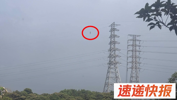 台湾离地20层楼的高压电缆离奇出现挂尸