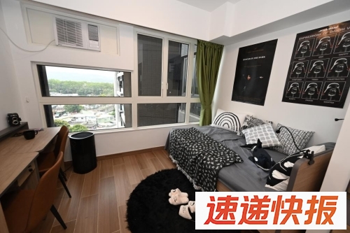 有青年去年入住位于元朗的“保良局李兆基青年绿洲”，直言宿舍有“家”的感觉。