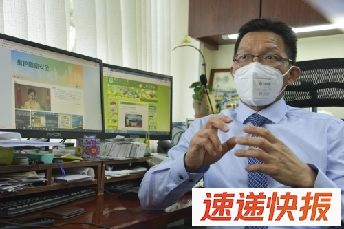 凤溪第一小学校长朱伟林指，校服应以简朴、耐用及廉价为目标，盼学界勿忘本义。