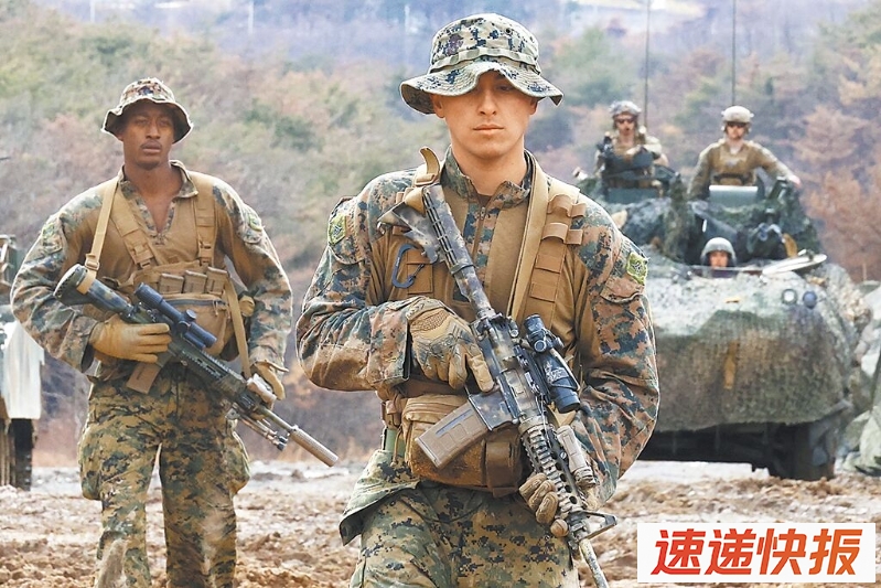 美国海军陆战队员