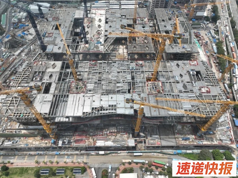 皇岗口岸重建工程进入收官阶段，预计年底前基本完成。